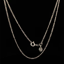 Cadena de Plata Fígaro 3x1 Continua