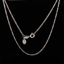 Cadena de Plata Fígaro 3x1