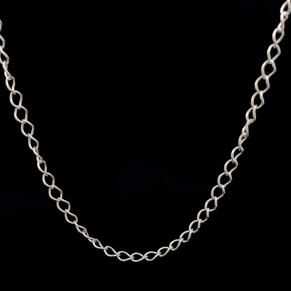 Cadena de Plata de Eslabones