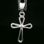 Colgante de Plata Cruz Troquelada