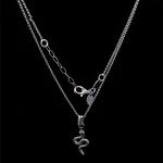 Cadena de Plata Rolo Serpiente Texturizada
