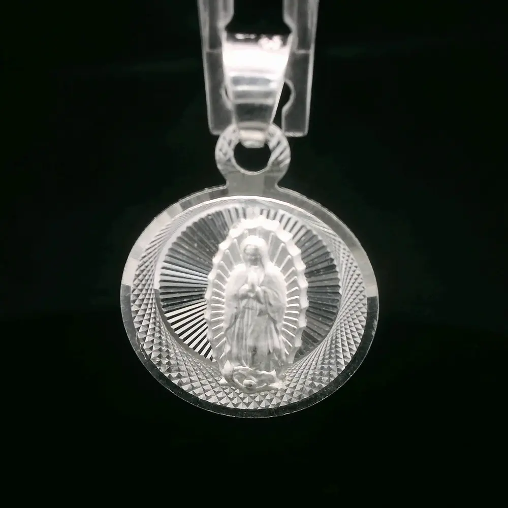 Colgante de Plata Medalla Redonda