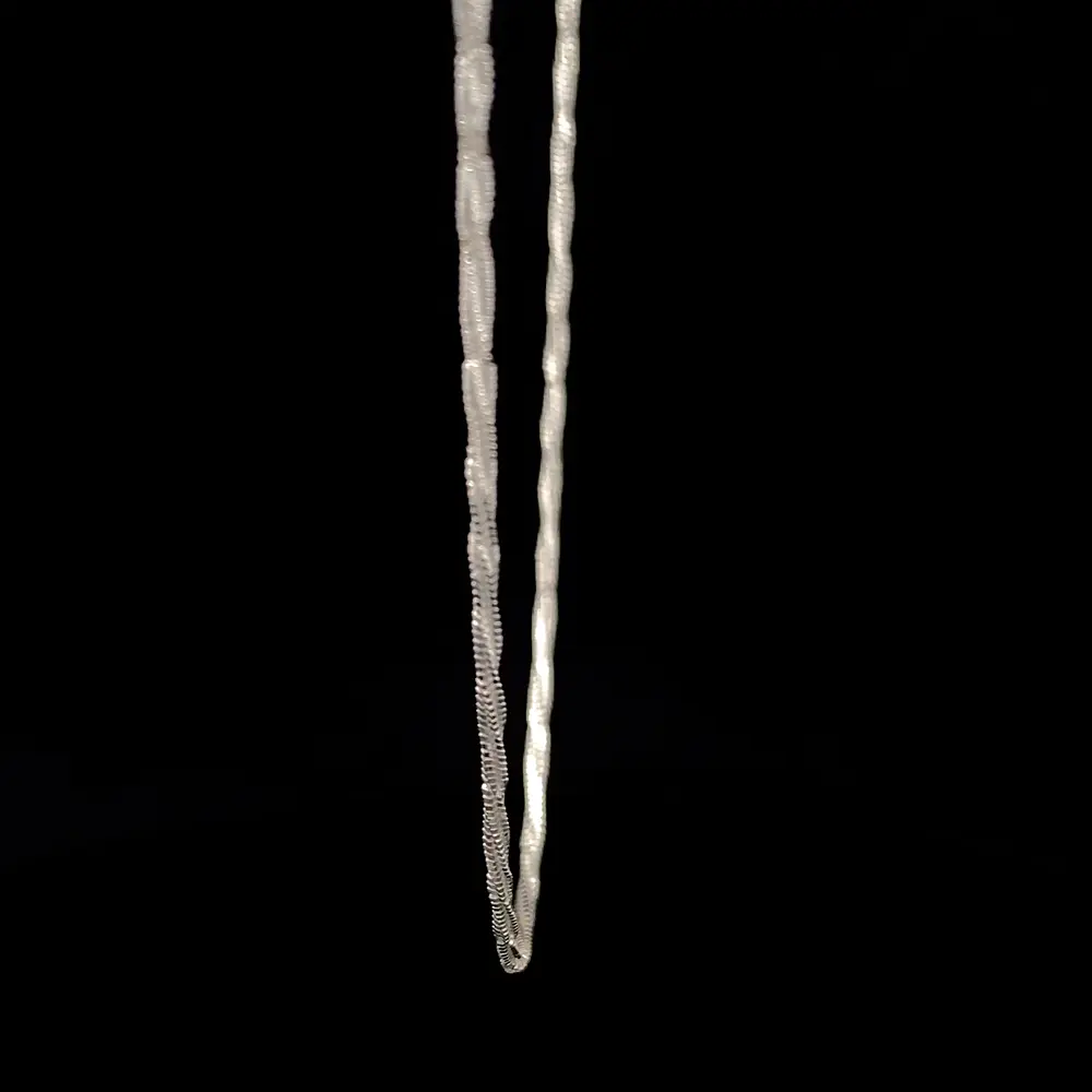 Cadena de Plata Lazo Veneciano