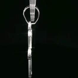 Colgante de Plata Cruz Troquelada