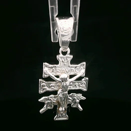 Colgante de Plata Cruz Caravaca