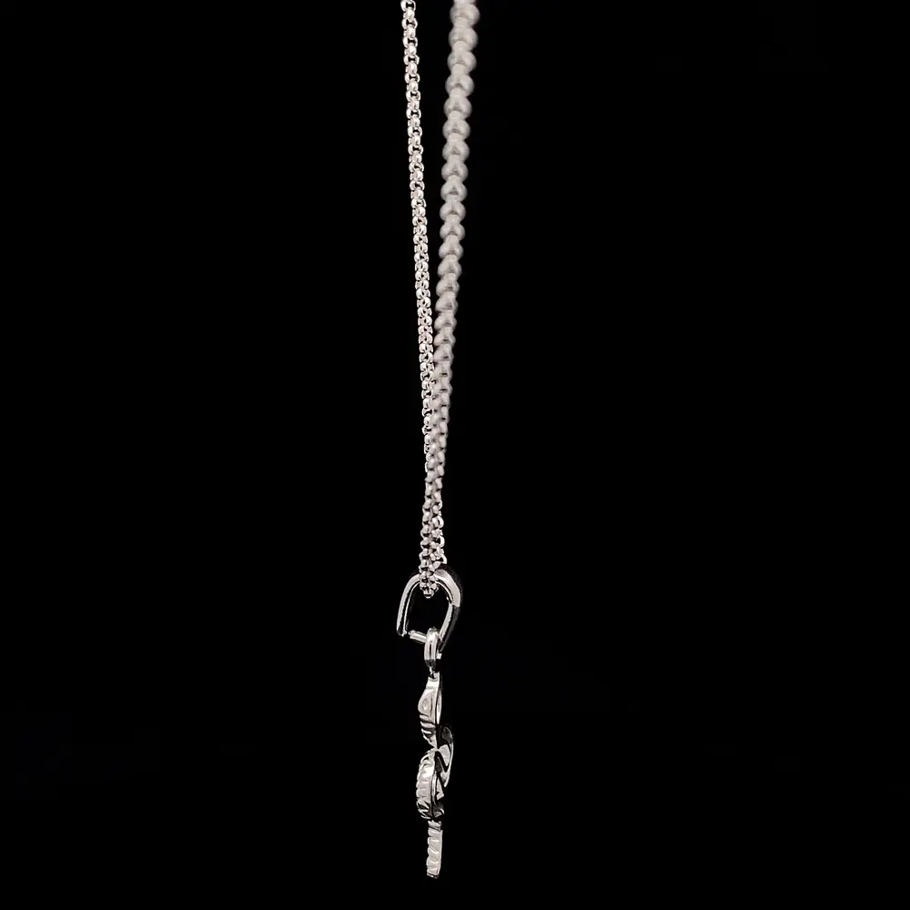 Cadena de Plata Rolo Serpiente Texturizada