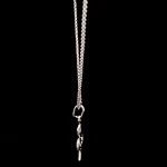 Cadena de Plata Rolo Serpiente Texturizada