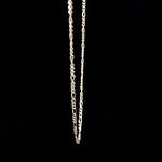 Cadena de Plata Fígaro 3x1 Continua