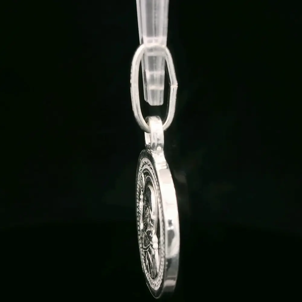 Colgante de Plata Medalla San Benito