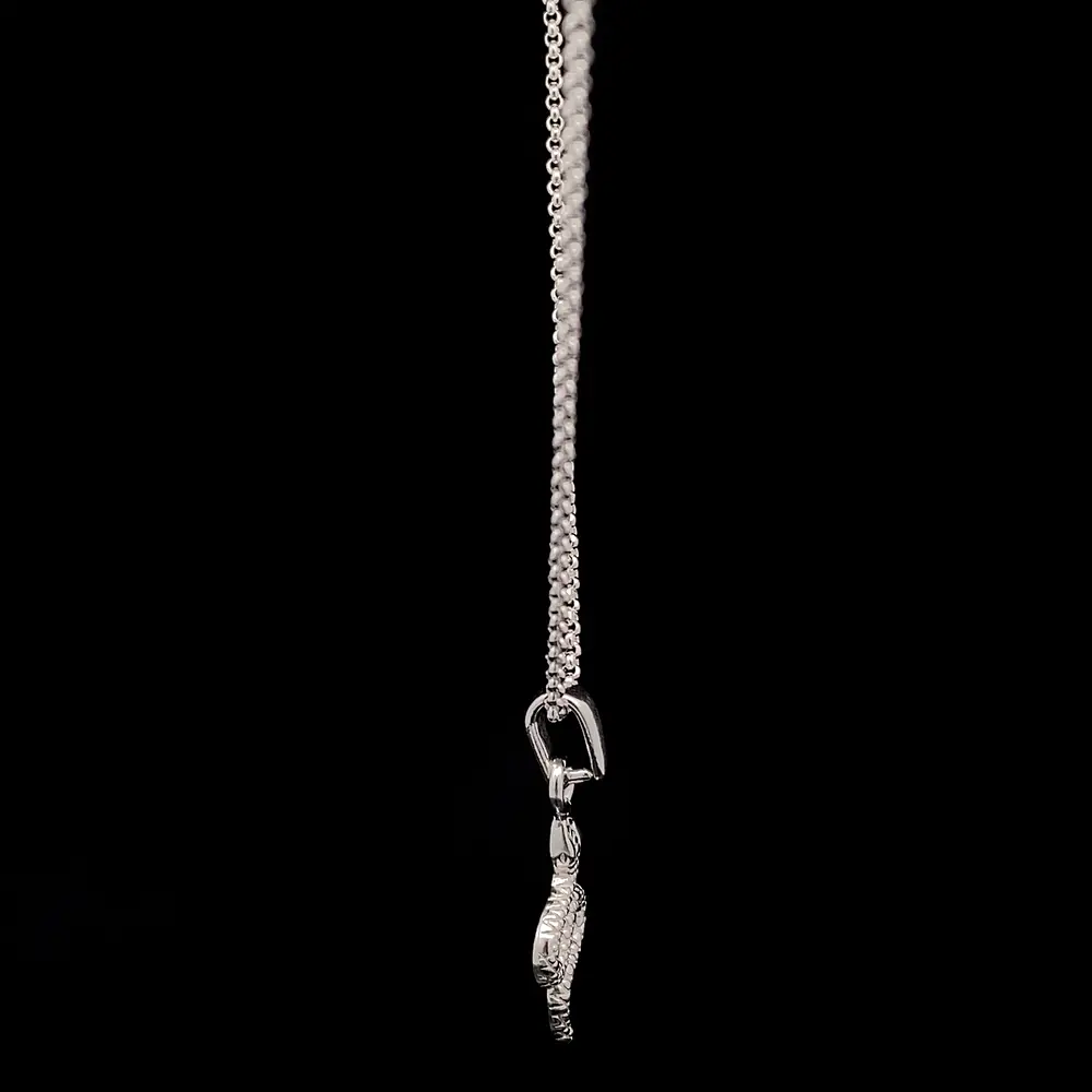 Cadena de Plata Rolo Serpiente Texturizada