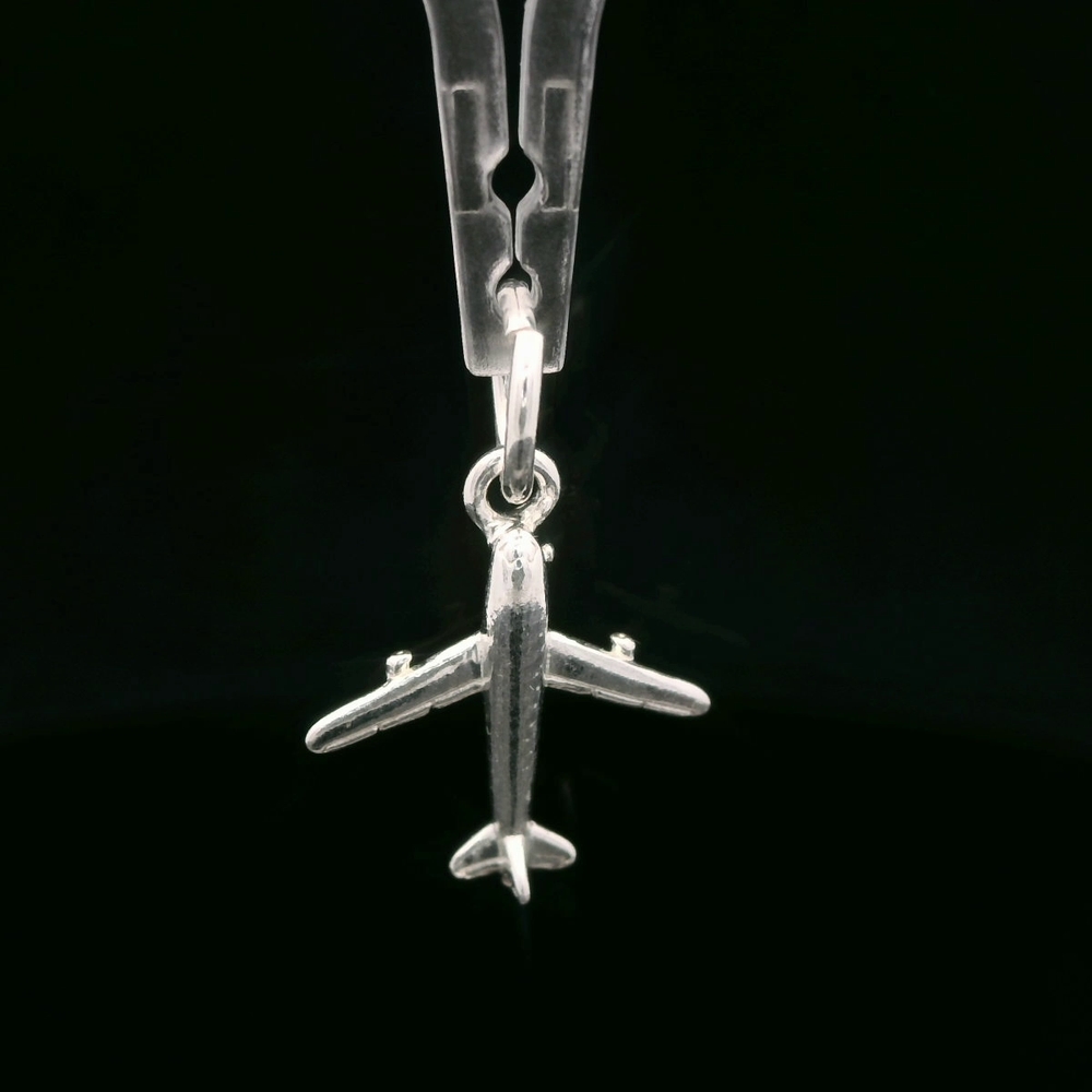 Colgante de Plata Avión