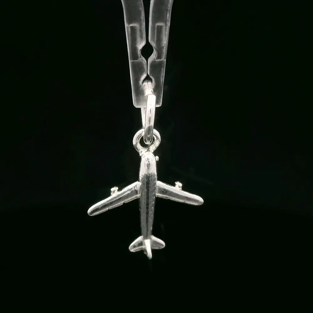 Colgante de Plata Avión