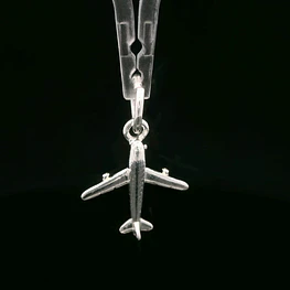 Colgante de Plata Avión
