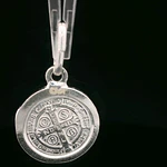 Colgante de Plata Medalla San Benito