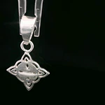 Colgante de Plata Nudo Cometa