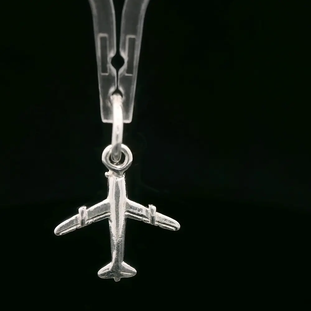 Colgante de Plata Avión
