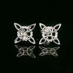 Aros de Plata Nudo