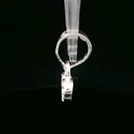 Colgante de Plata Corazón con Circones Incoloros en Pavé