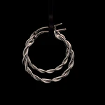 Aros de Plata Trenzados
