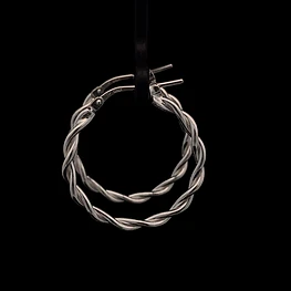 Aros de Plata Trenzados