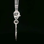 Colgante de Plata Candado con Forma de Corazón