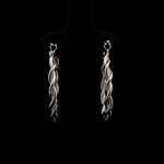 Aros de Plata Trenzados