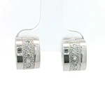 Aros Oro 18K Huggies con Diamantes
