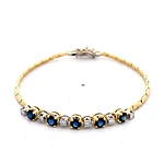 Pulsera Oro 18K Volga con Diamantes