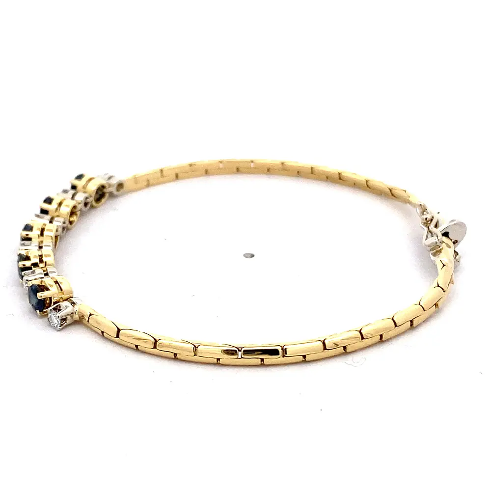 Pulsera Oro 18K Volga con Diamantes