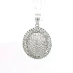 Colgante Oro 18K Bombe con Diamantes
