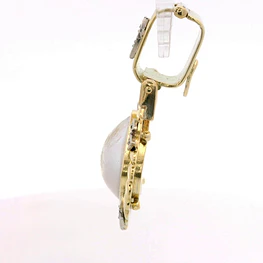 Colgante Oro 18K Rombo con Madre Perla