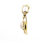Colgante Oro 18K Rombo con Diamantes y Zafiros