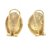 Aros Oro 18K Bombe con Diamantes