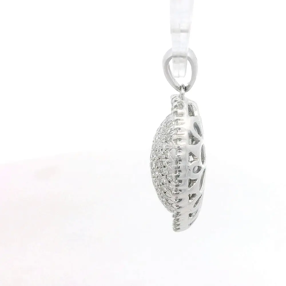Colgante Oro 18K Bombe con Diamantes