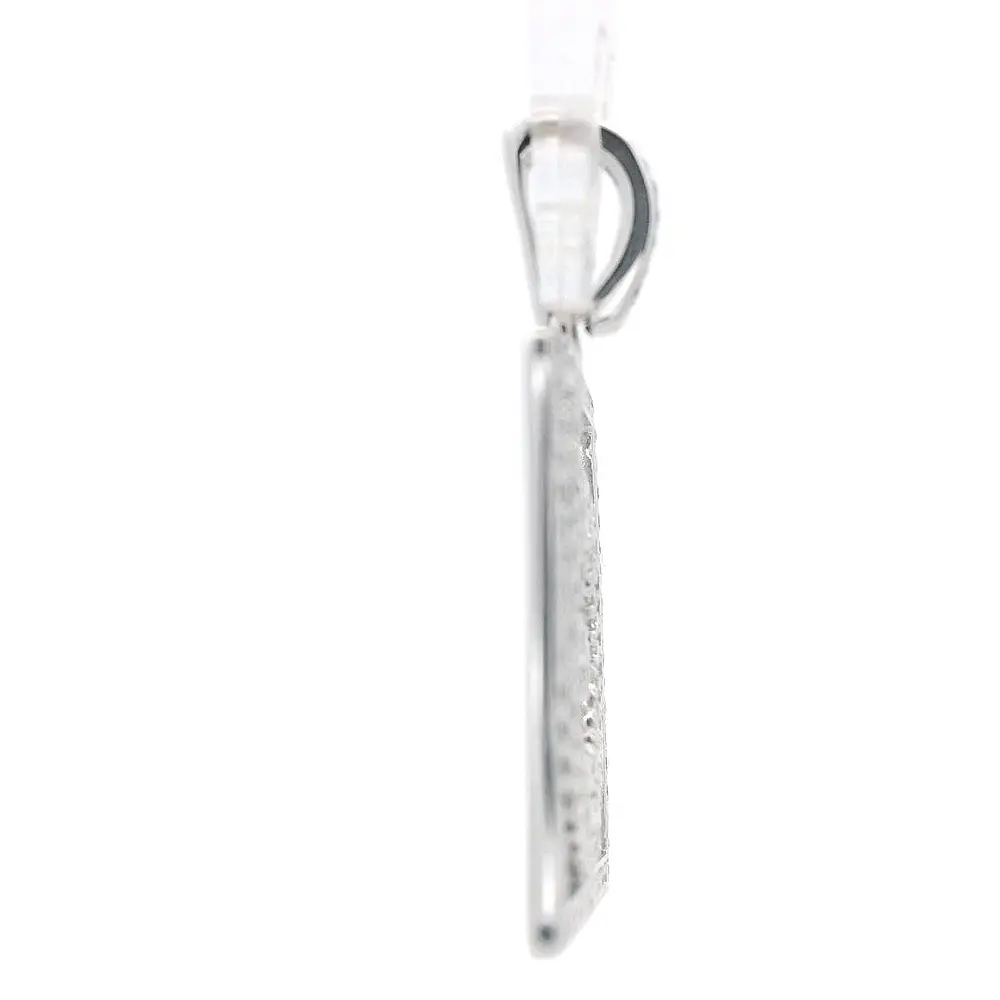Colgante Oro 18K Espiral con Diamantes