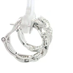 Aros Oro 18K Entrelazados con Diamantes