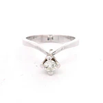 Anillo 18K Solitario Diamante