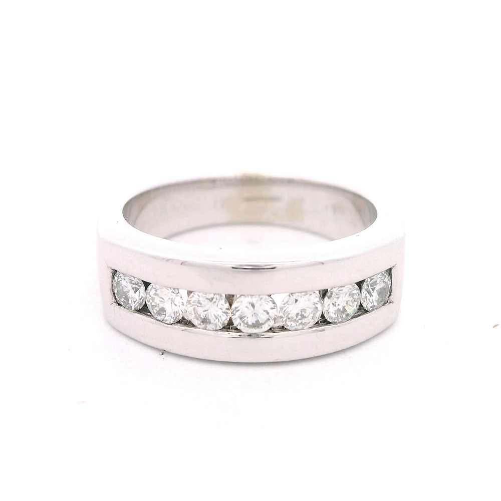 Anillo 18K Bombé Diamantes