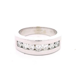 Anillo 18K Bombé Diamantes