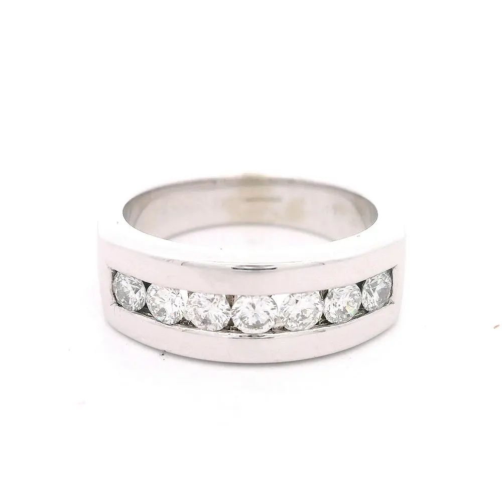 Anillo 18K Bombé Diamantes