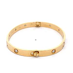 Pulsera Oro 18K Esclava con Diamantes
