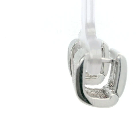 Aros Oro 18K Huggies con Diamantes