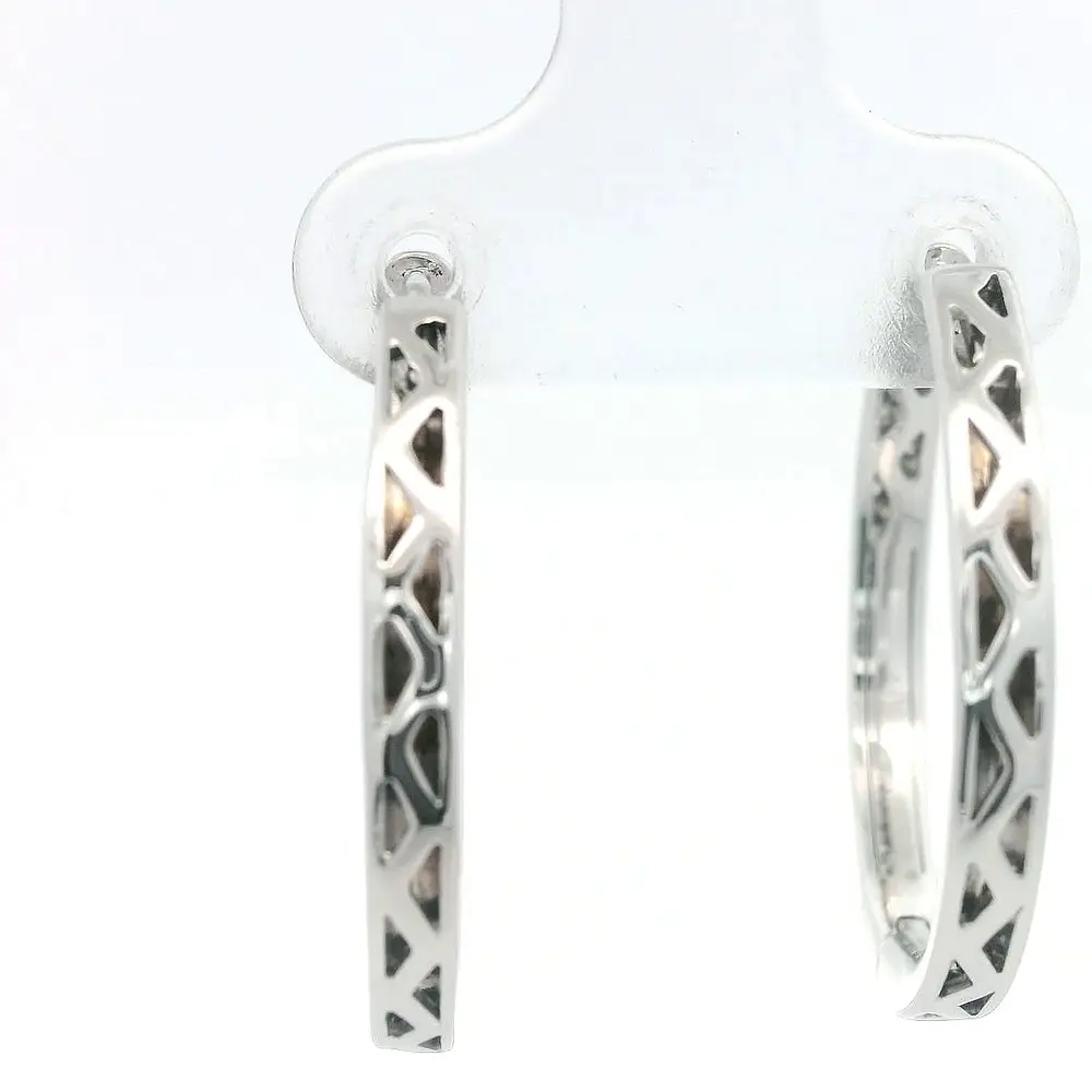Aros Oro 18K Criollos con Diamantes