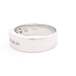 Anillo Oro 18K Bombe con Diamantes