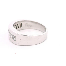 Anillo 18K Bombé Diamantes