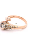 Anillo 18K Pantera Diamantes