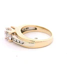Anillo 14K Cintillo Dos Oros