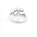 Anillo 10K Infinito con Diamantes