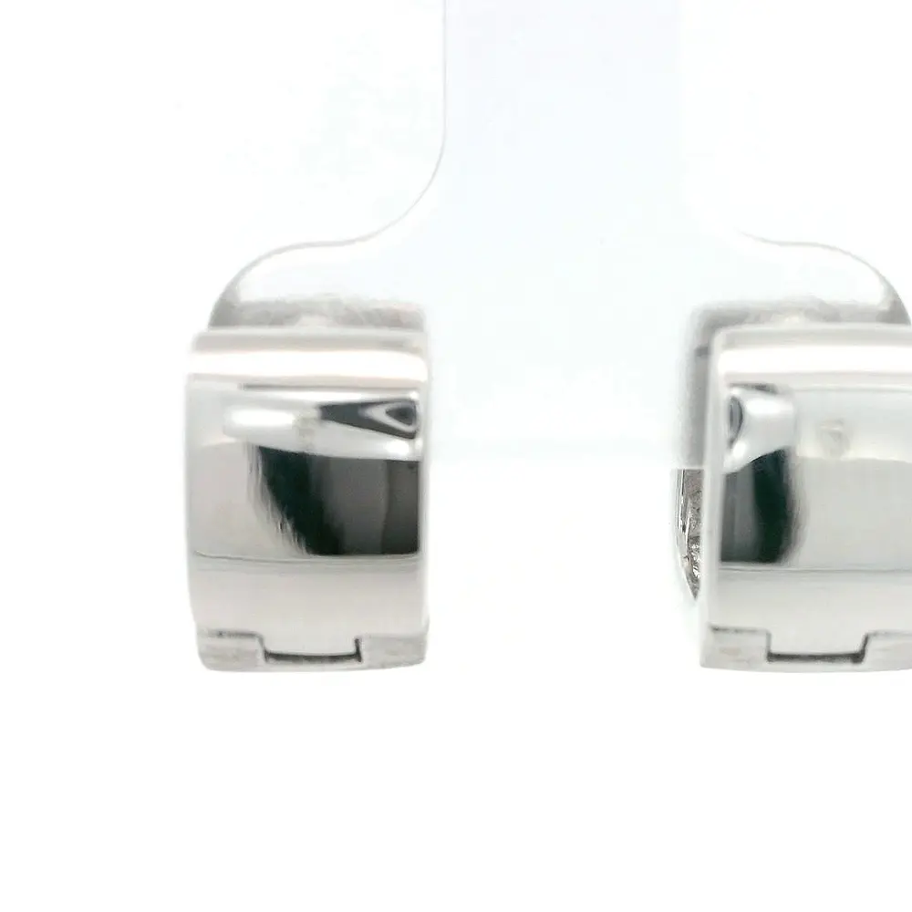 Aros Oro 18K Huggies con Diamantes