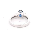 Anillo 18K Trilogy Zafiro y Diamantes